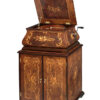 Baroque Music Box shown with storage cabinet